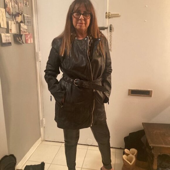 All Saints Blake Biker leather Jacket - Picture 7 of 7